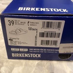 Midnight Blue Fur Birkenstock